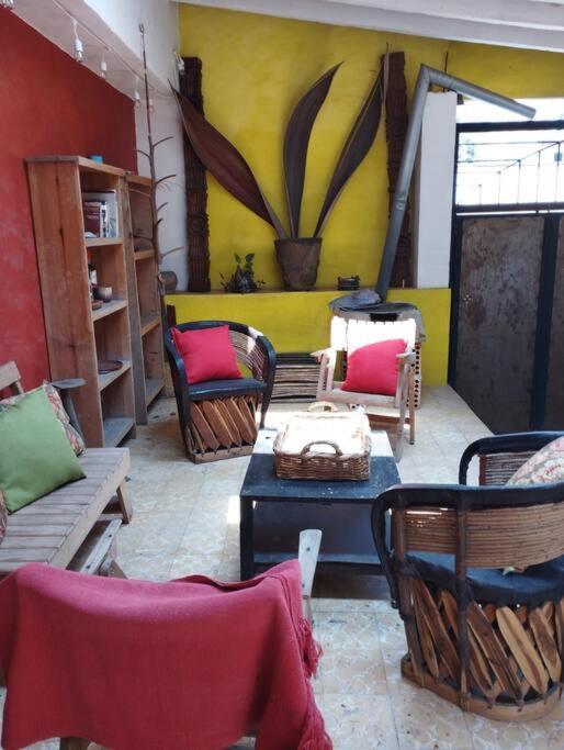 Linda Casa En Tepoztlan Centro 1 Villa Eksteriør bilde