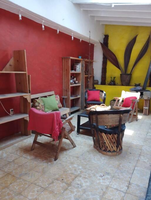 Linda Casa En Tepoztlan Centro 1 Villa Eksteriør bilde