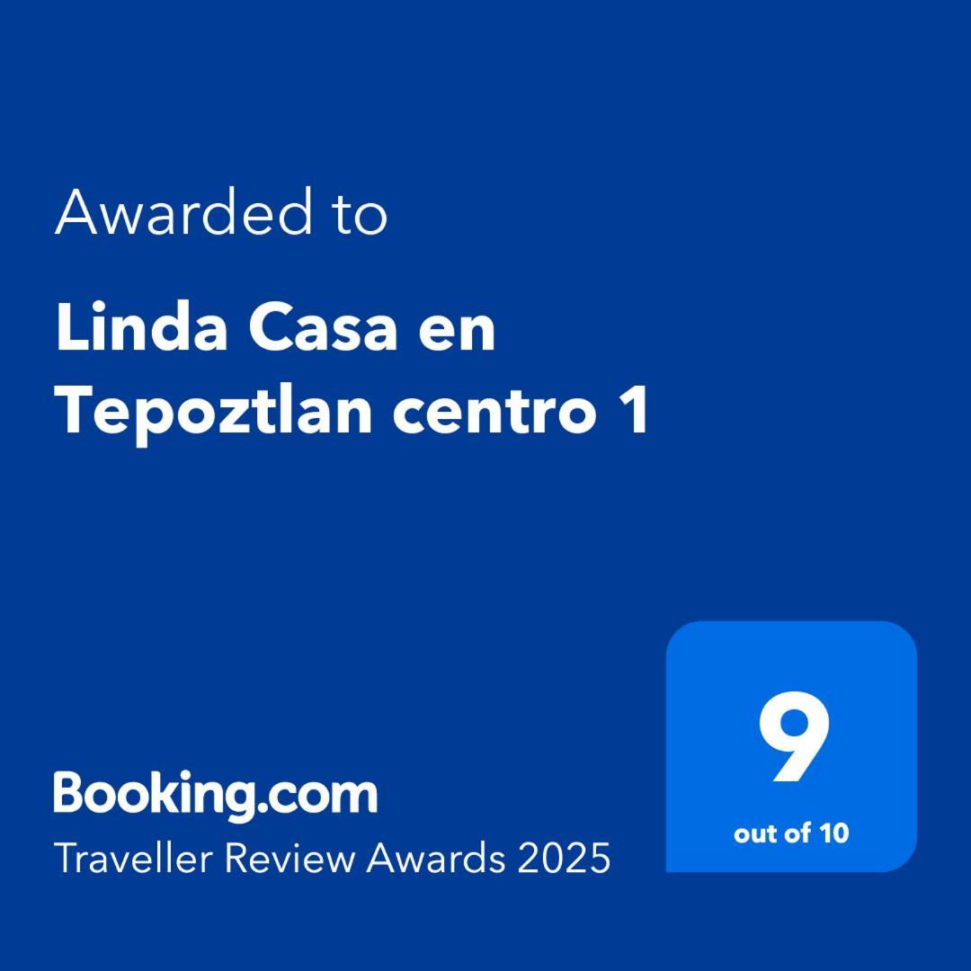 Linda Casa En Tepoztlan Centro 1 Villa Eksteriør bilde